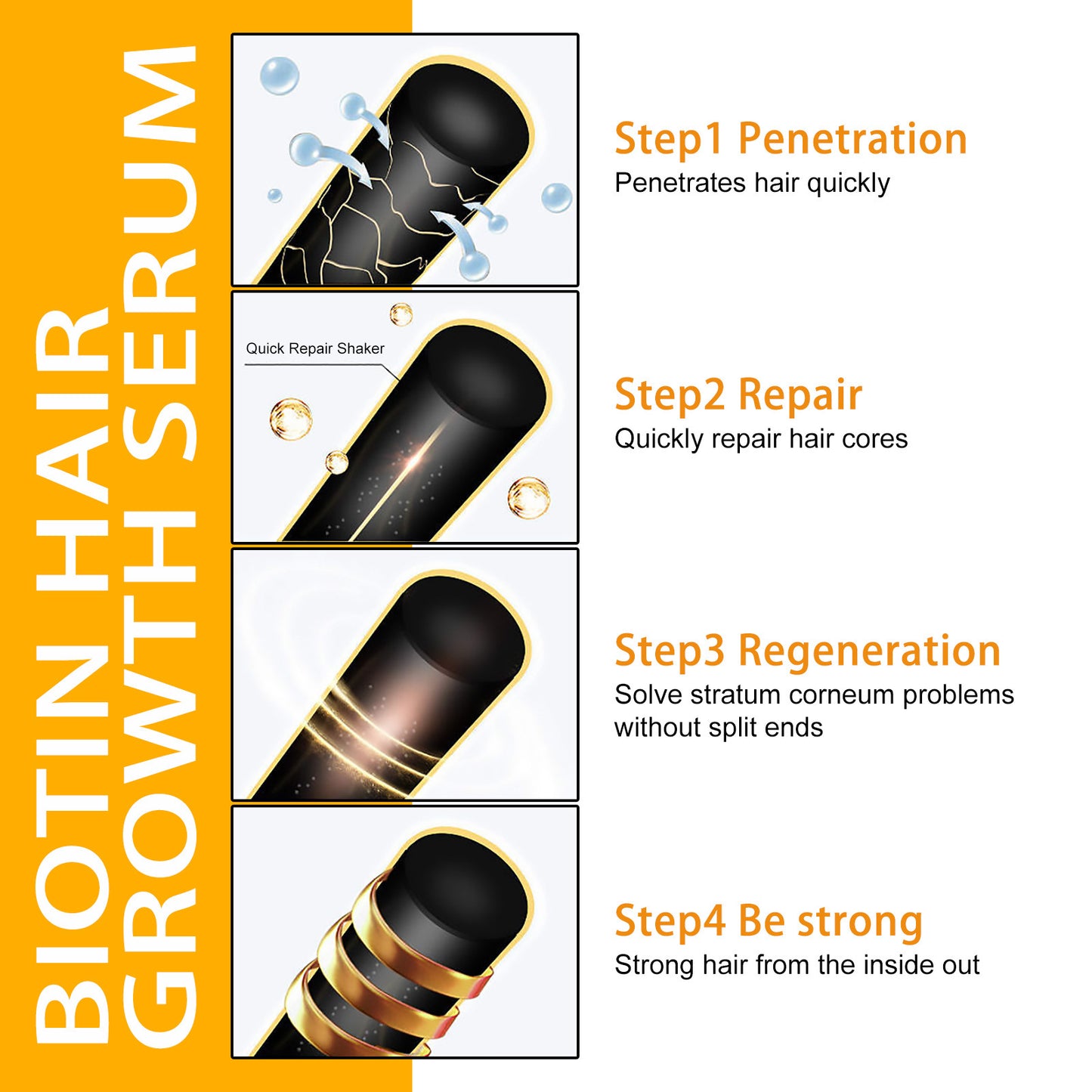 EELHOE Biotin Haar Dichtes Haarspray