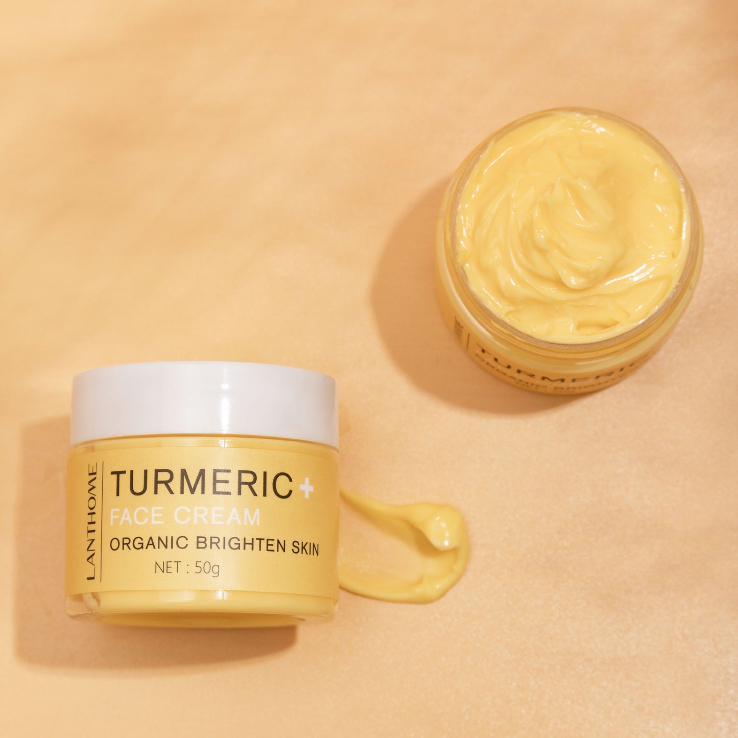 Hautpflegeset mit ätherischem Ingwercreme & Kurkumaöl