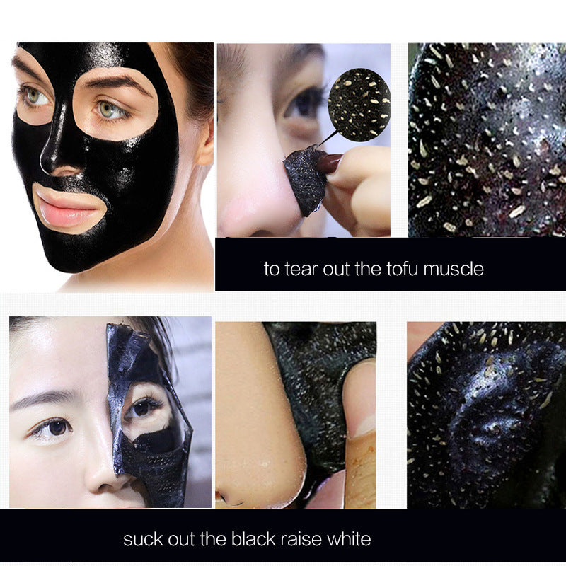 Bambuskohle Peeling Maske gegen Mitesser
