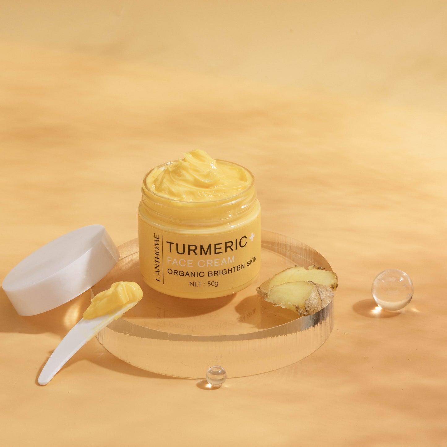 Hautpflegeset mit ätherischem Ingwercreme & Kurkumaöl