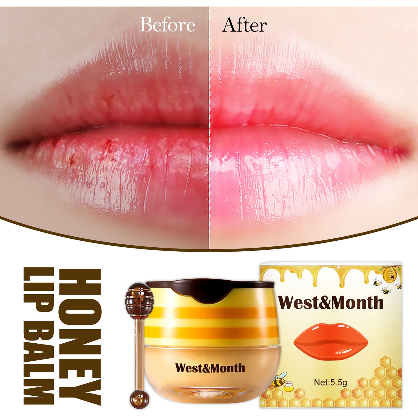 Lippenpinsel Propolis Lippenmaske