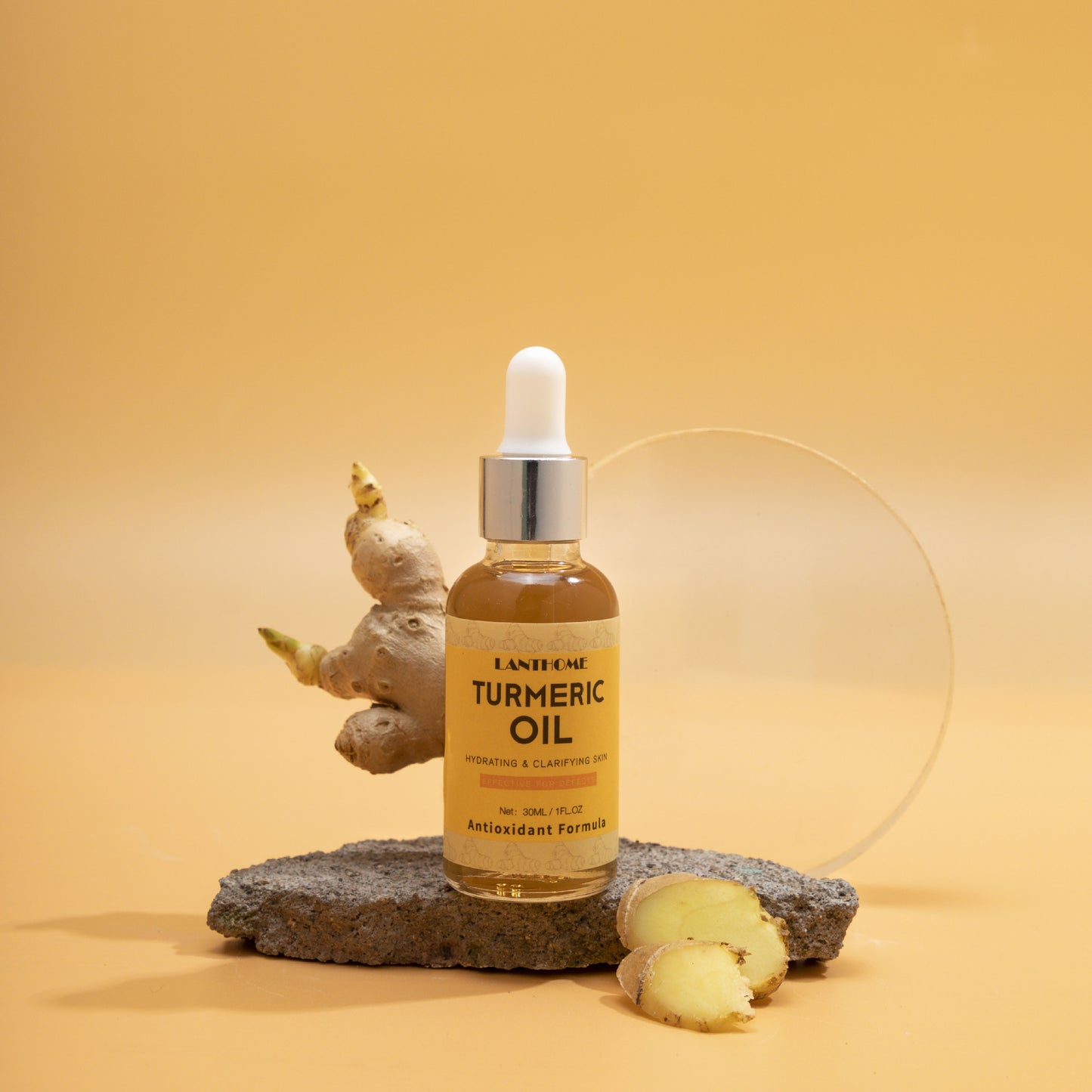 Hautpflegeset mit ätherischem Ingwercreme & Kurkumaöl