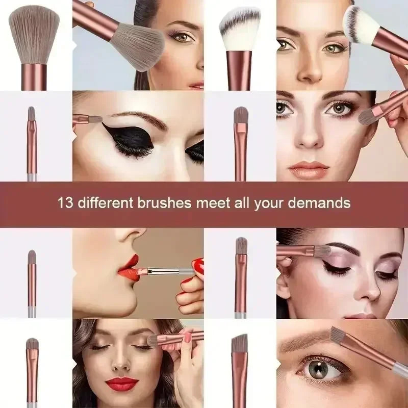 13 Stück Make-up-Pinsel-Set