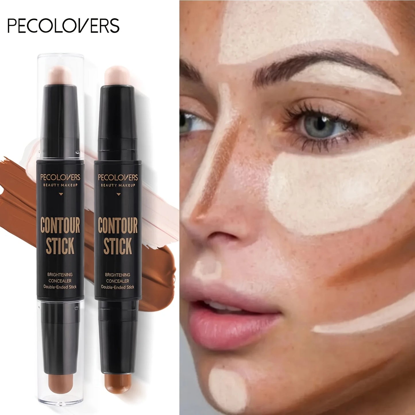 Hochwertiger Make-up Basis Foundation-Stick Bronzer & Highlighter